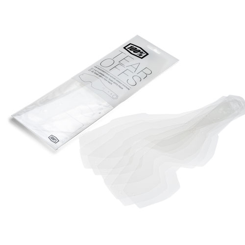100% MX Goggle Tear-Offs (Adult) Standard 20 Pack