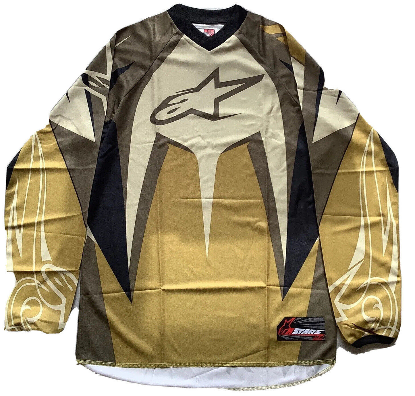 Alpinestars MX Motocross Adults Jersey Brown