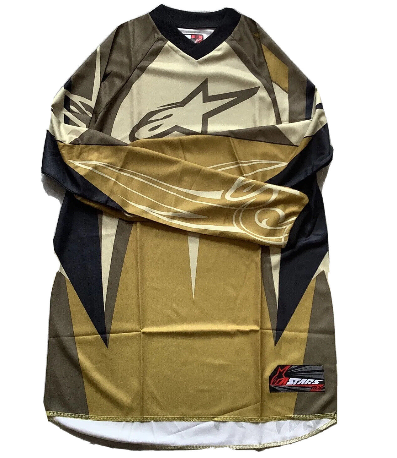 Alpinestars MX Motocross Adults Jersey Brown
