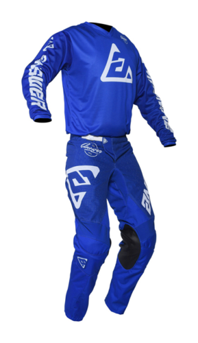 Answer MX Motocross Kit Arkon Bold Vented Reflex White (Blue)
