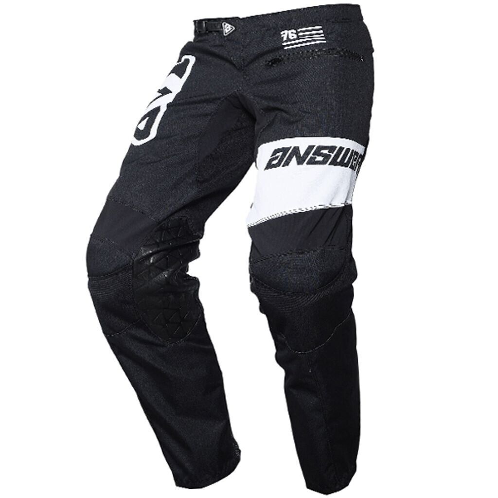 Answer MX Motocross Pants Arkon Ops Black White