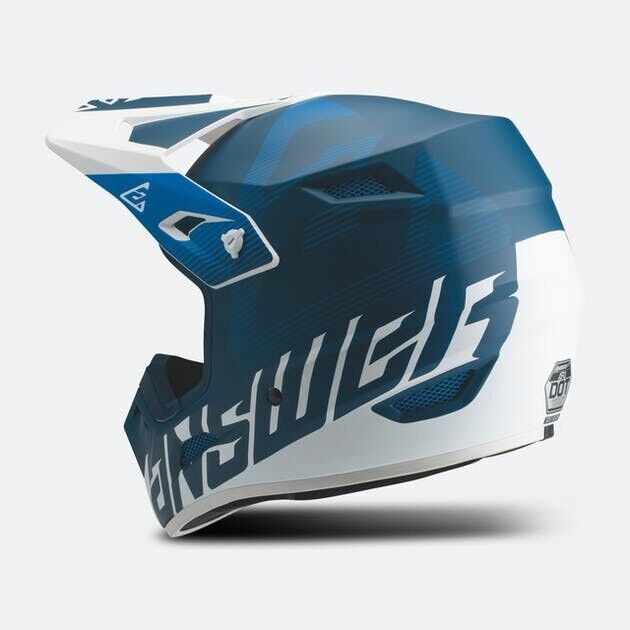 Answer YOUTH MX Motocross Helmet AR-1 Blue White