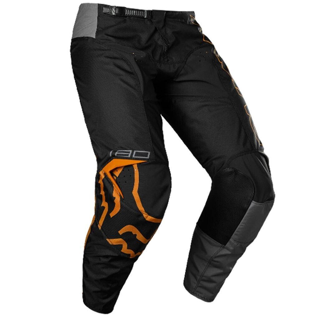 Copy of FOX MX Motocross Pants YOUTH 180 Skew Black Gold