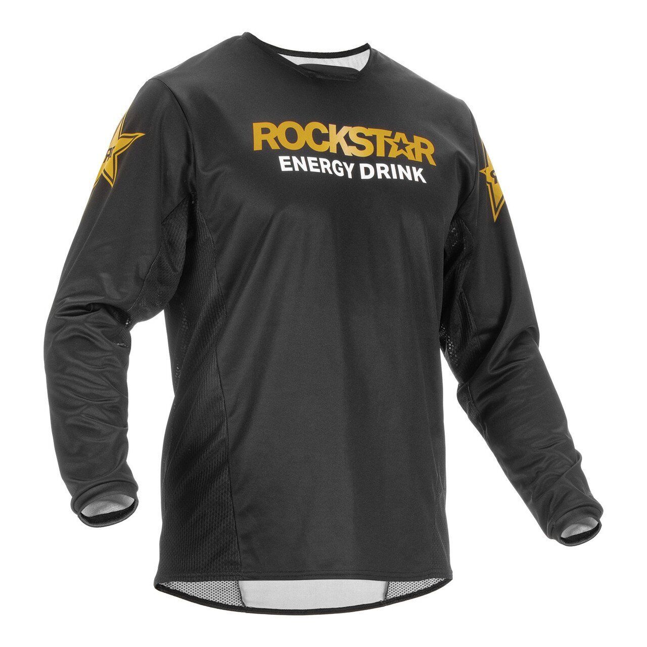 Fly MX Motocross Jersey Kinetic Rockstar Black Gold