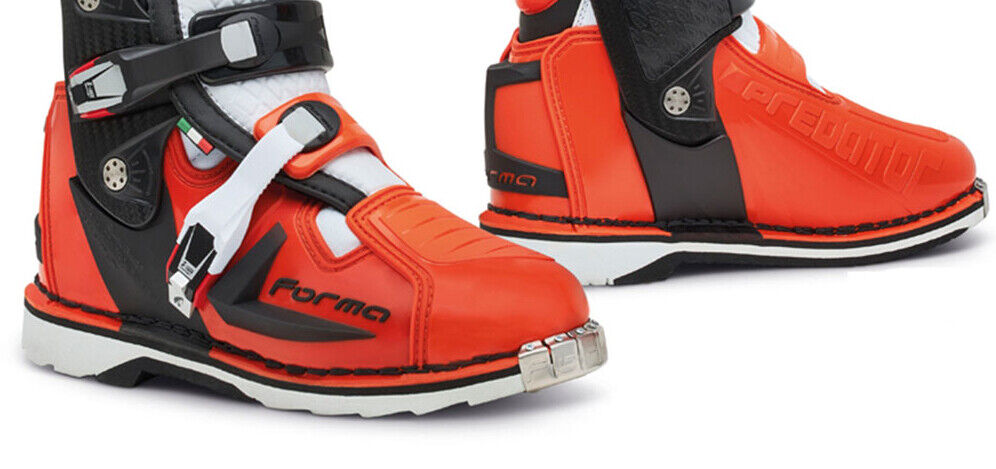 Forma MX Motocross Boots Predator 2.0 Black Orange White