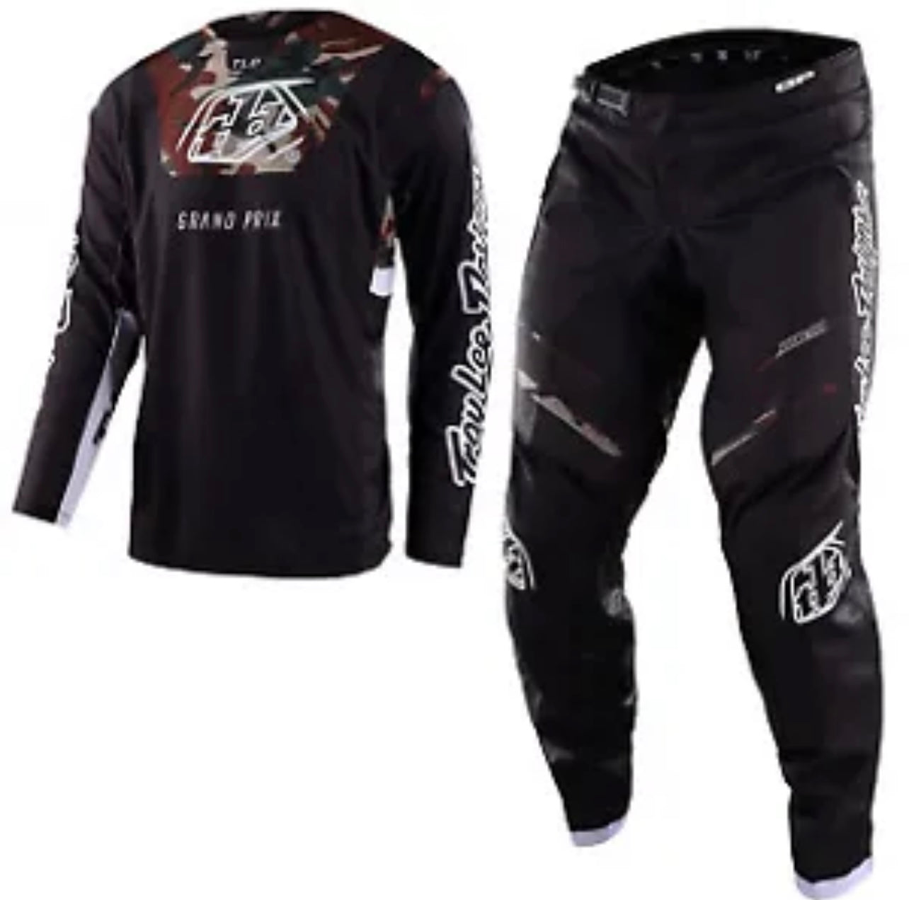 2023 Troy Lee Designs Motocross GP Pro Gear Blends Camo Black