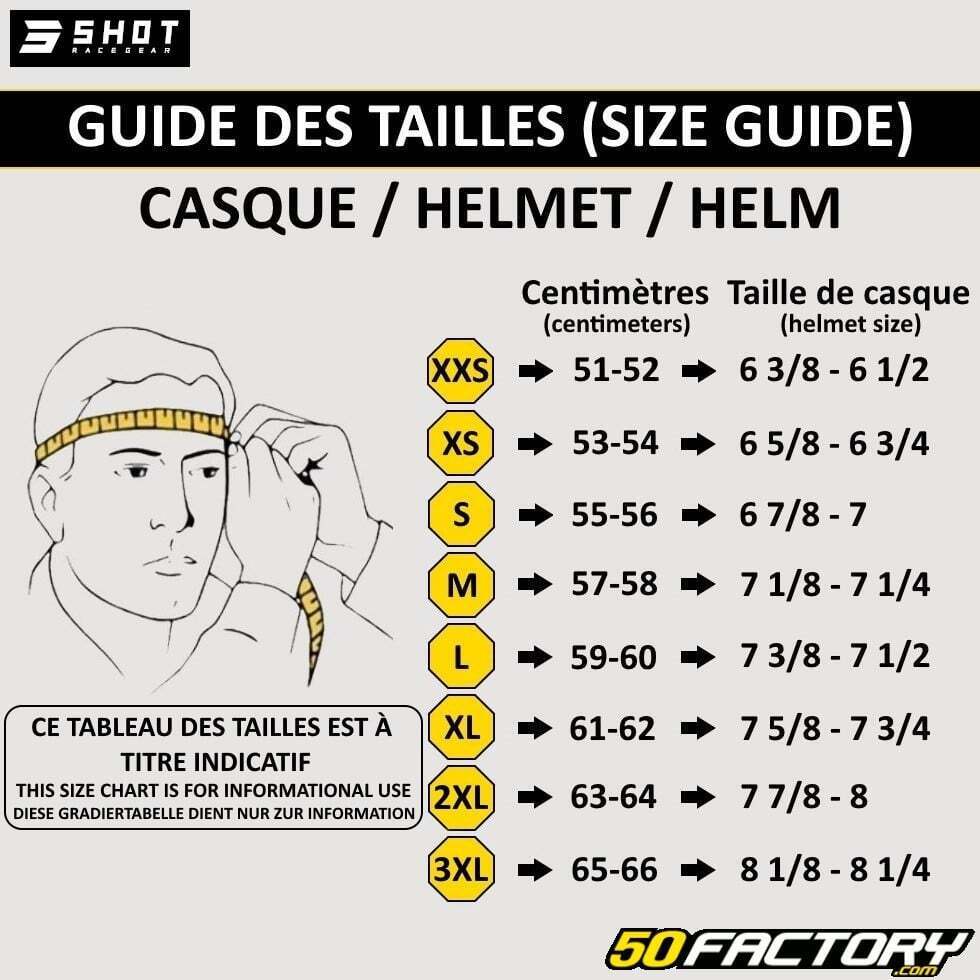 SHOT 2023 Motocross Helmet ACU Gold