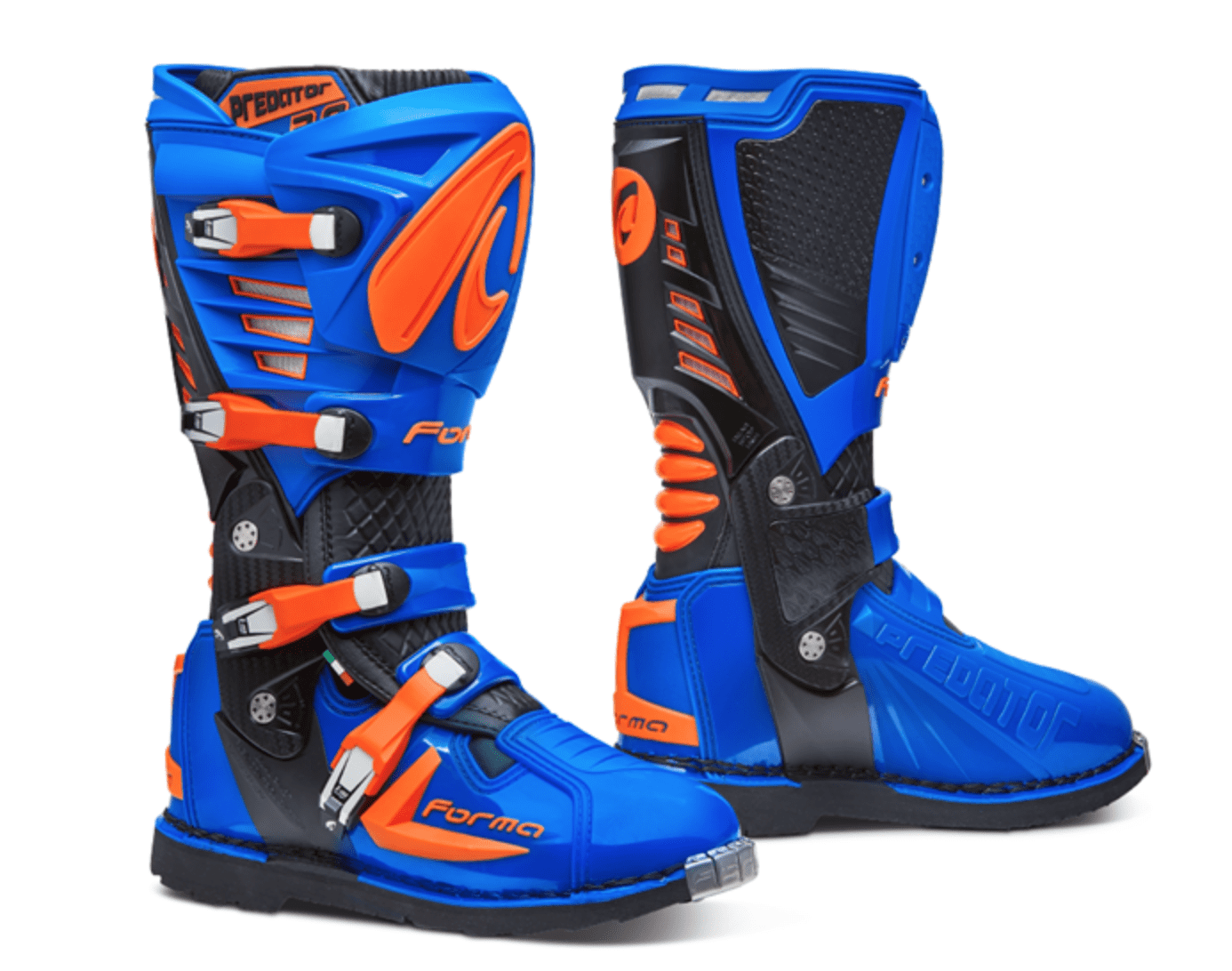 Motocross Boots Forma Predator 2.0 Blue Orange Ltd Edition