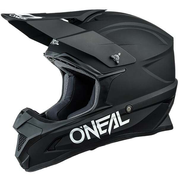 O'Neal MX Motocross Helmet 1 Series SRS BLACK ACU Gold