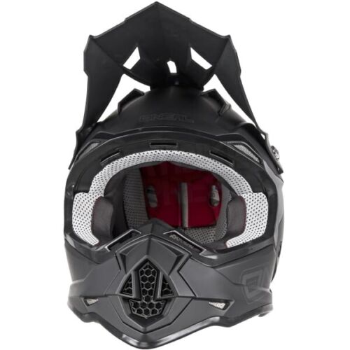 O'Neal Motocross Helmet Series 2 FLAT BLACK ACU Gold