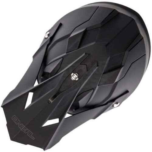 O'Neal Motocross Helmet Series 2 FLAT BLACK ACU Gold