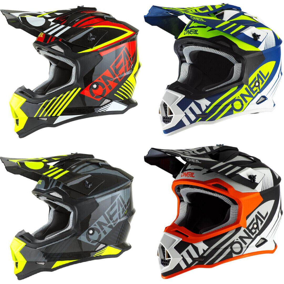 O'neal MX Motocross Helmet Series 2 Spyde Rush ACU GOLD