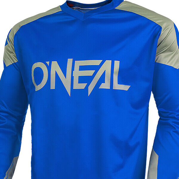 Oneal MX Motocross Adult Jersey Matrix Blue Grey