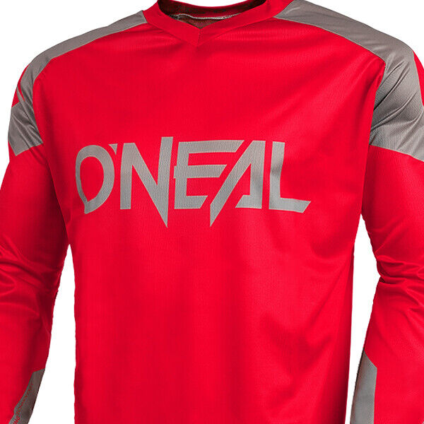 Oneal MX Motocross Adult Jersey Matrix Red Grey