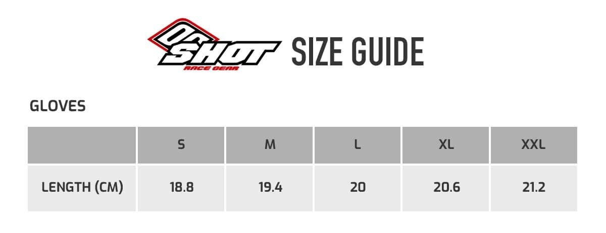 SHOT Mx Motocross Glove RAW