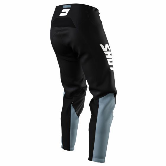 Shot Mx Motocross Pants Raw Burst Blac Grey