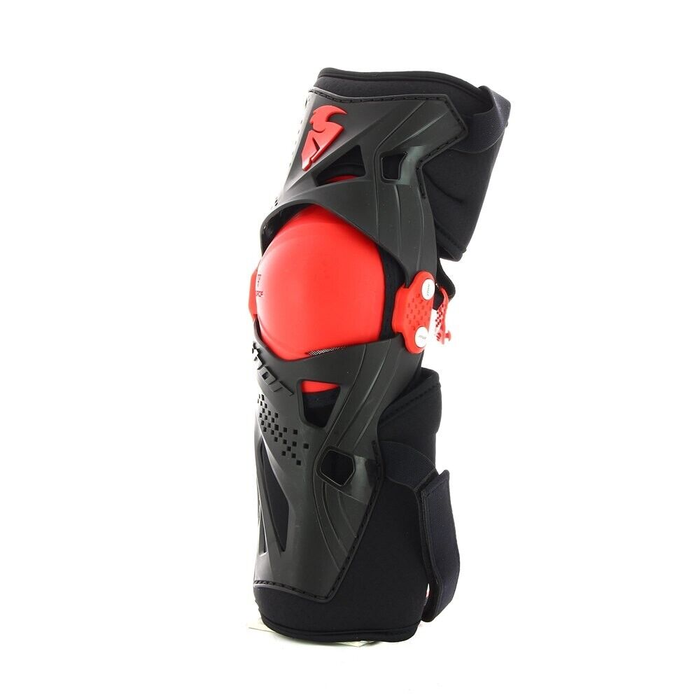 Thor MX Motocross Knee Guards Force XP L XL Black Red