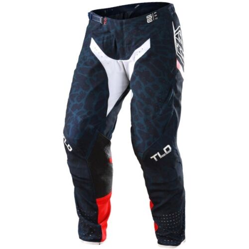 Troy Lee Designs MX Motocross Pants SE Pro Fractura Navy/Red