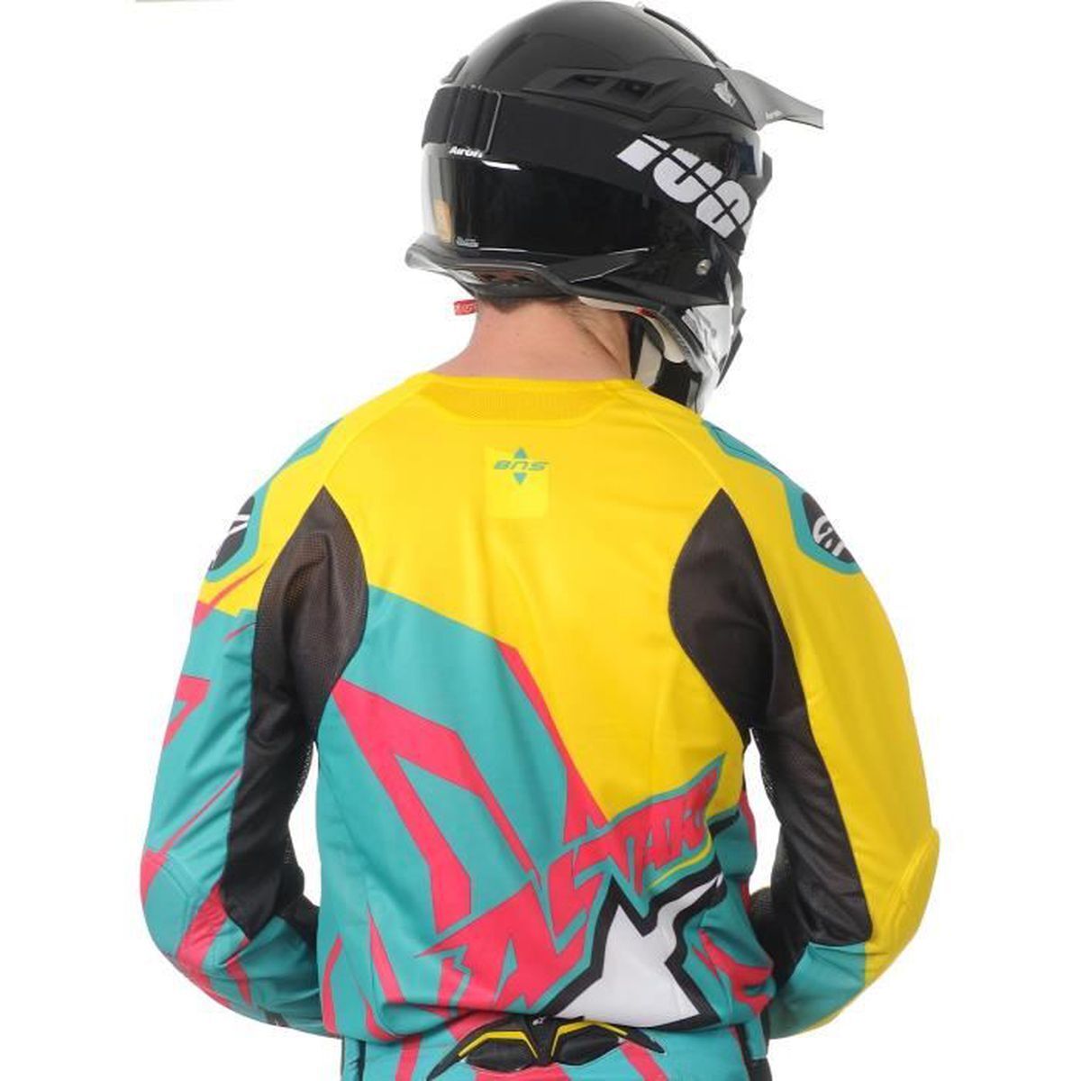 Alpinestars MX Motocross Jersey TECHSTAR Teal Yellow Magenta